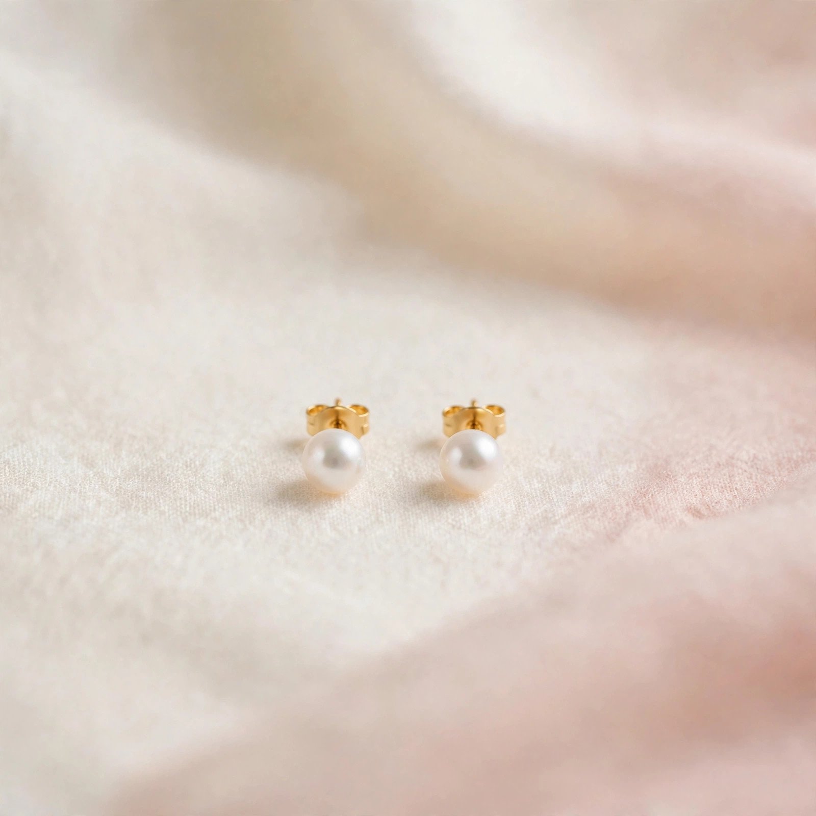 Mini Pearl Stud Earrings